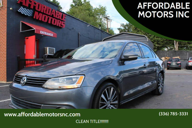 2014 Volkswagen Jetta for sale at AFFORDABLE MOTORS INC in Winston Salem NC