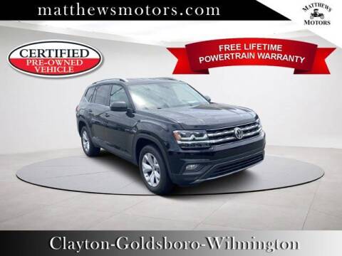 2019 Volkswagen Atlas for sale at Auto Finance of Raleigh in Raleigh NC