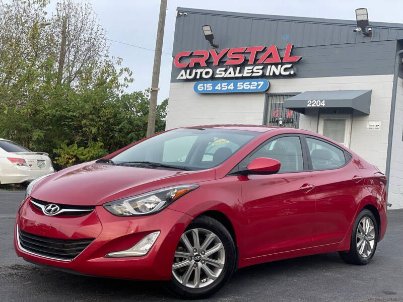 2015 Hyundai Elantra for sale at Crystal Auto Sales Inc in Nashville TN