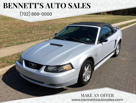 2002 Ford Mustang for sale at Bennett's Auto Sales in Neptune NJ