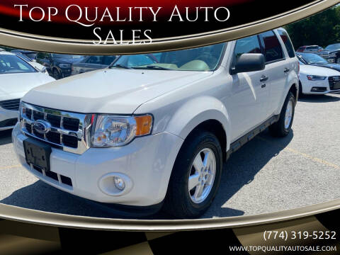 2012 Ford Escape for sale at Top Quality Auto Sales in Westport MA