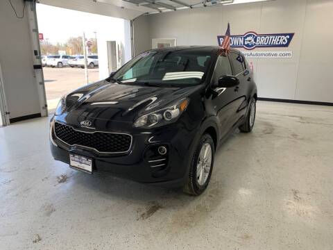 2018 Kia Sportage for sale at Brown Brothers Automotive Sales And Service LLC in Hudson Falls NY