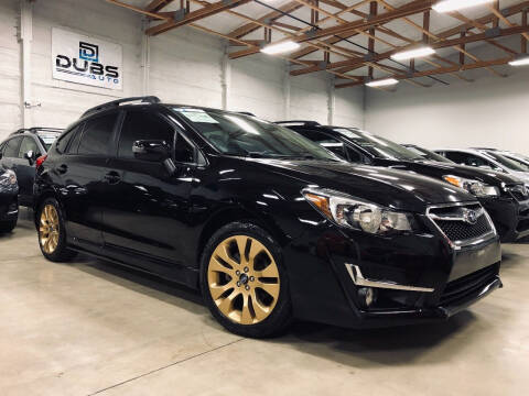 2016 Subaru Impreza for sale at DUBS AUTO LLC in Clearfield UT