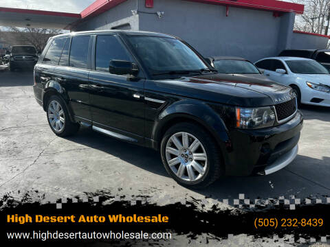 2013 Land Rover Range Rover Sport for sale at High Desert Auto Wholesale in Albuquerque NM