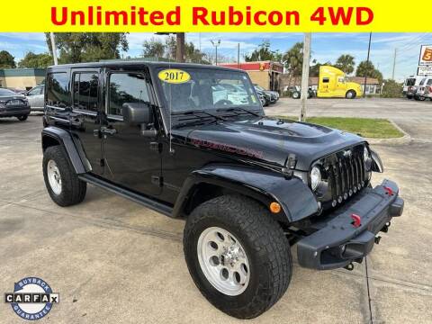 2017 Jeep Wrangler Unlimited for sale at CHRIS SPEARS' PRESTIGE AUTO SALES INC in Ocala FL