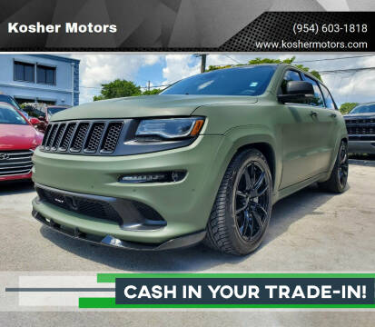 2014 Jeep Grand Cherokee for sale at Kosher Motors in Hollywood FL