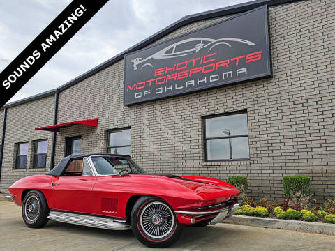 1967 Chevrolet Corvette for sale at Exotic Motorsports of Oklahoma in Edmond OK