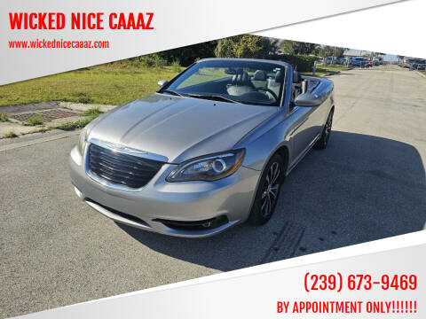 2013 Chrysler 200 for sale at WICKED NICE CAAAZ in Cape Coral FL