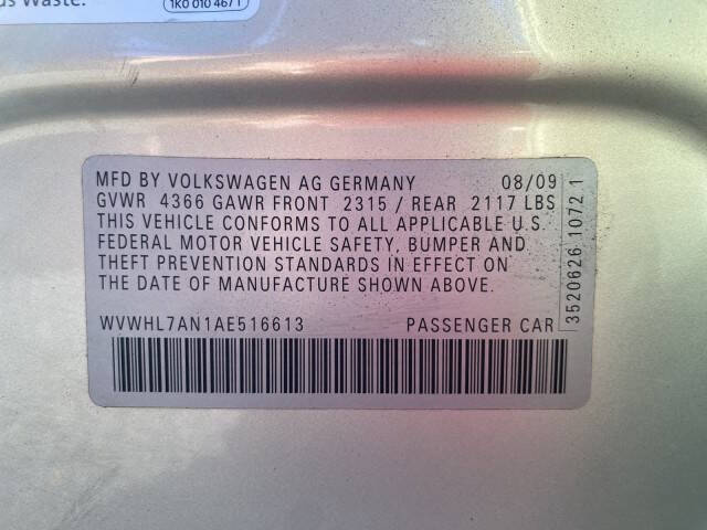 2010 Volkswagen CC Luxury