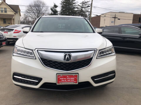 2014 Acura MDX for sale at New Park Avenue Auto Inc in Hartford CT