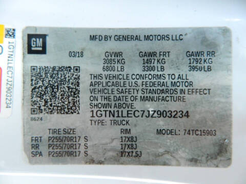 2018 GMC Sierra 1500