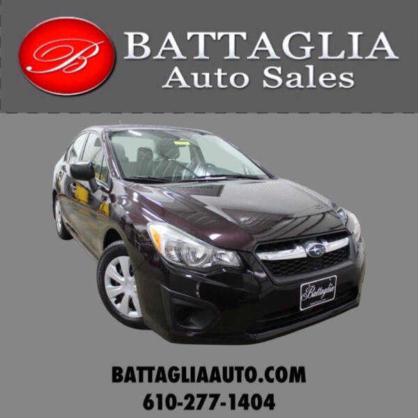 2012 Subaru Impreza for sale at Battaglia Auto Sales in Plymouth Meeting PA