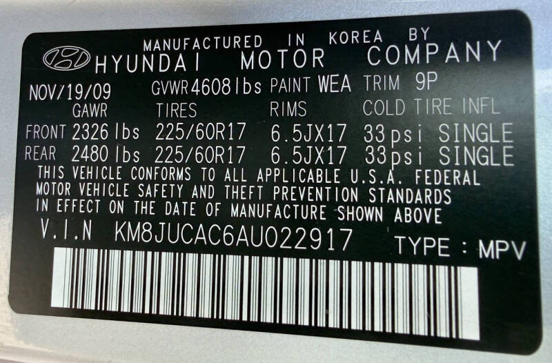 2010 Hyundai Tucson GLS