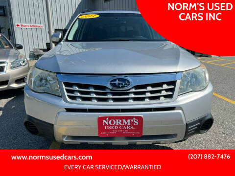 2011 Subaru Forester for sale at NORM'S USED CARS INC in Wiscasset ME