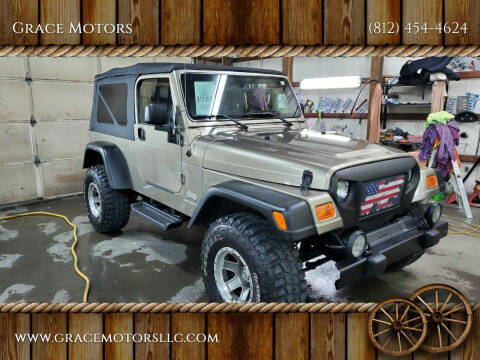 2004 Jeep Wrangler for sale at Grace Motors in Evansville IN