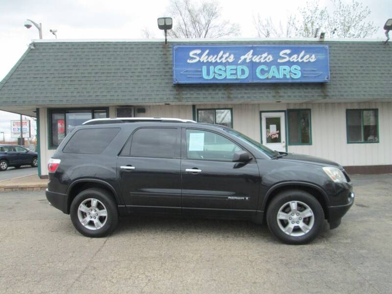 2008 GMC Acadia for sale at SHULTS AUTO SALES INC. in Crystal Lake IL