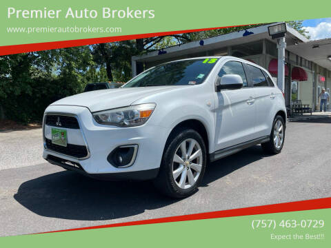 2013 Mitsubishi Outlander Sport for sale at Premier Auto Brokers in Virginia Beach VA