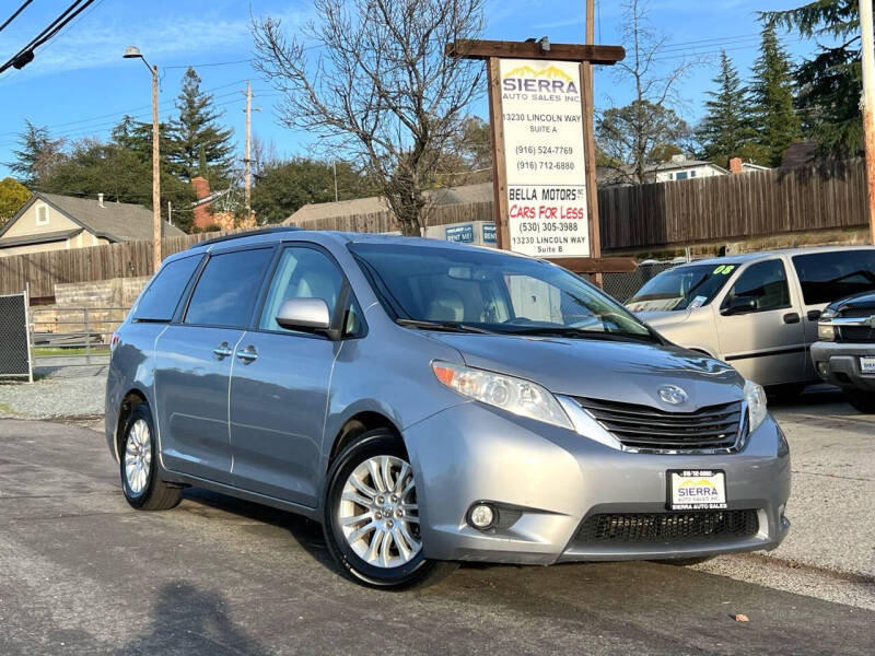 2012 Toyota Sienna for sale at Sierra Auto Sales Inc in Auburn CA