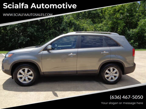 2012 Kia Sorento for sale at Scialfa Automotive in Imperial MO