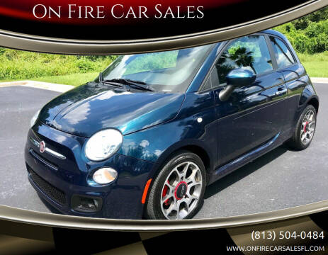 2013 FIAT 500 for sale at On Fire Car Sales in Tampa FL