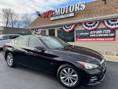 2014 Infiniti Q50 for sale at 973 MOTORS in Paterson NJ