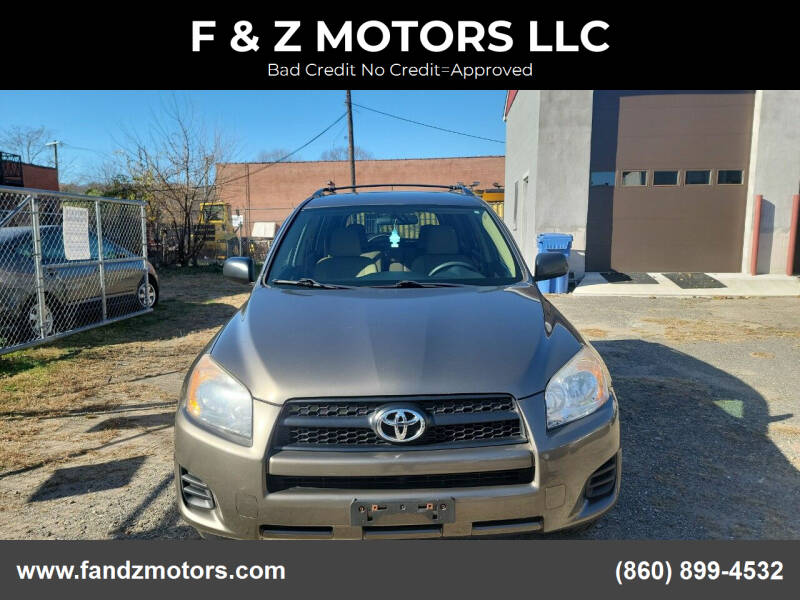2012 Toyota RAV4 for sale at F & Z MOTORS LLC in Vernon Rockville CT