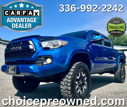 2017 Toyota Tacoma for sale at CHOICE PRE OWNED AUTO LLC in Kernersville NC