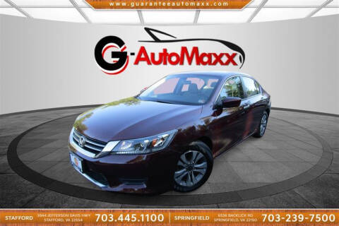 2015 Honda Accord for sale at Guarantee Automaxx in Stafford VA