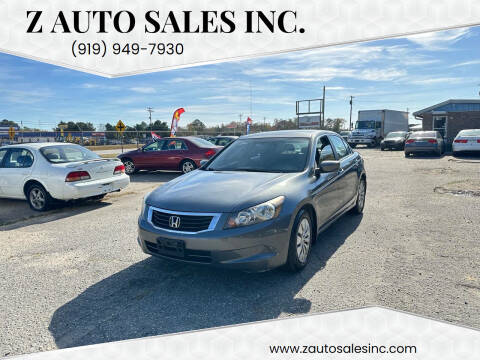 2009 Honda Accord for sale at Z Auto Sales Inc. in Rocky Mount NC