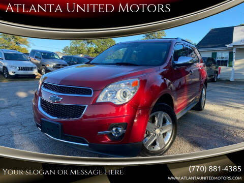 2014 Chevrolet Equinox for sale at Atlanta United Motors in Jefferson GA