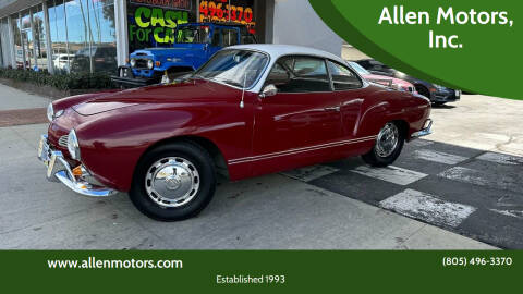 1966 Volkswagen Karmann Ghia for sale at Allen Motors, Inc. in Thousand Oaks CA