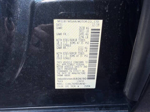 2019 Nissan Frontier