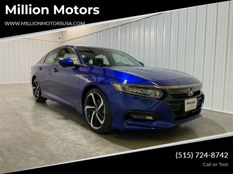 2019 Honda Accord for sale at Million Motors in Adel IA