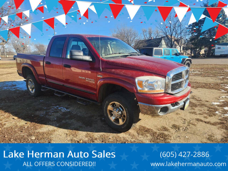 2006 Dodge Ram 2500 for sale at Lake Herman Auto Sales in Madison SD