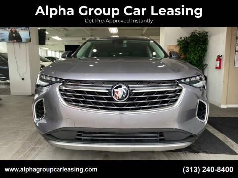2021 Buick Envision for sale at Alpha Group Car Leasing in Redford MI