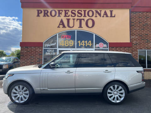 2015 Land Rover Range Rover for sale at Professional Auto Sales & Service in Fort Wayne IN