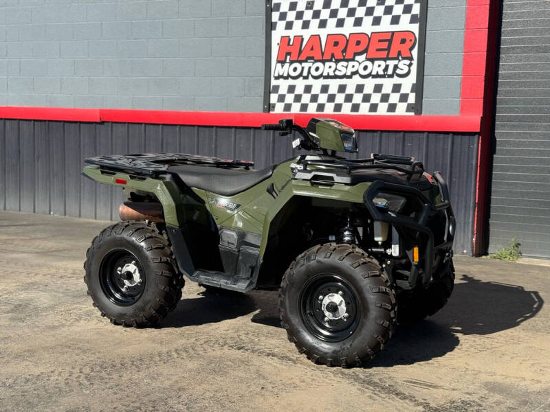 2022 Polaris Sportmsan 450 H.O LOW MILES for sale at Harper Motorsports in Dalton Gardens ID