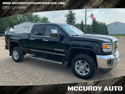 2015 GMC Sierra 2500HD for sale at MCCURDY AUTO in Cavalier ND