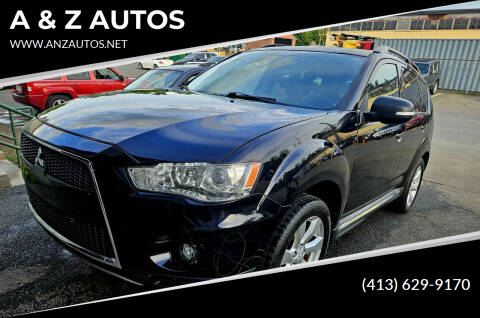 2010 Mitsubishi Outlander for sale at A & Z AUTOS in Westfield MA