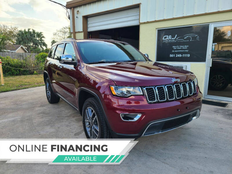 2019 Jeep Grand Cherokee for sale at O & J Auto Sales in Royal Palm Beach FL