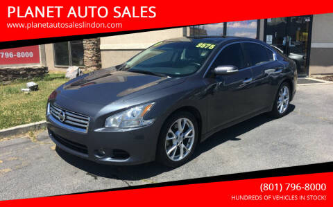2013 Nissan Maxima for sale at PLANET AUTO SALES in Lindon UT