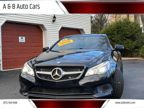 2015 Mercedes-Benz E-Class for sale at A & B Auto Cars in Newark NJ