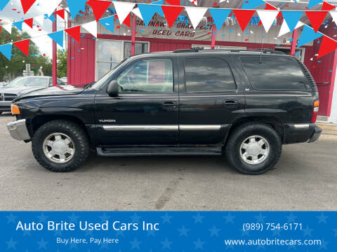 2001 GMC Yukon for sale at Auto Brite Used Cars Inc in Saginaw MI