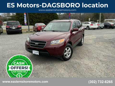 2007 Hyundai Santa Fe for sale at ES Motors-DAGSBORO location in Dagsboro DE
