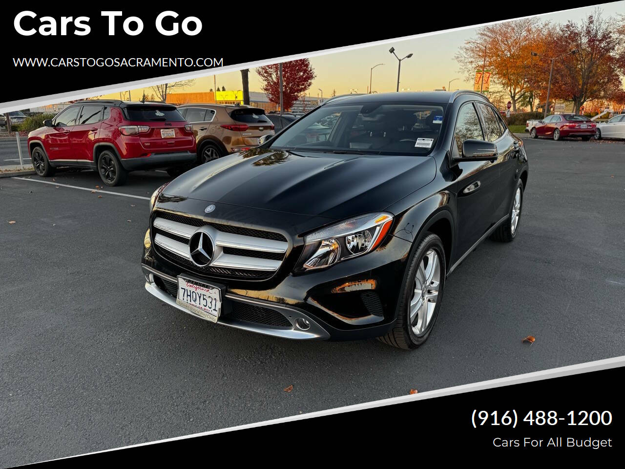 2015 Mercedes-Benz GLA for sale at Cars To Go in Sacramento, CA