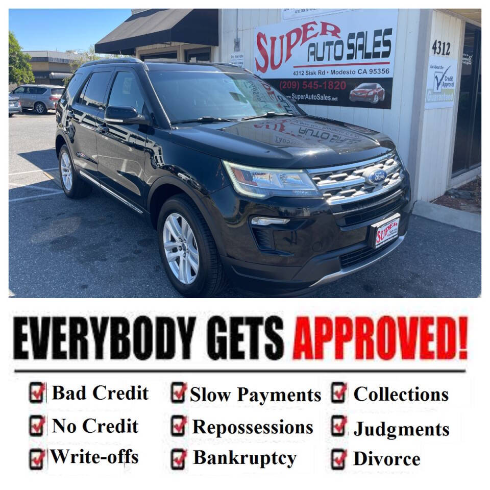 2018 Ford Explorer for sale at Super Auto Sales Modesto in Modesto, CA