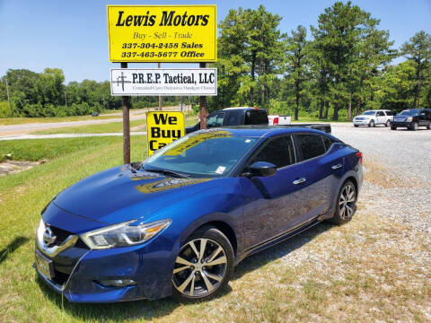 2017 Nissan Maxima for sale at Lewis Motors LLC in Deridder LA