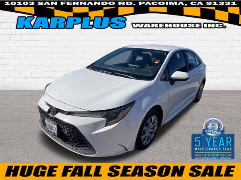 2022 Toyota Corolla for sale at Karplus Warehouse in Pacoima CA