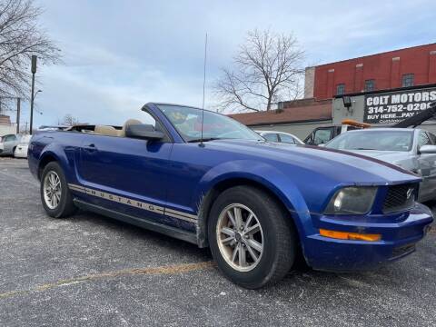 2005 Ford Mustang for sale at COLT MOTORS in Saint Louis MO