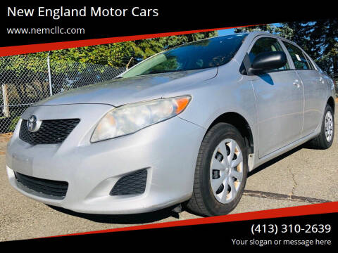 2010 Toyota Corolla for sale at New England Motor Cars in Springfield MA